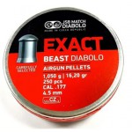 Пульки JSB Exact Beast кал. 4,52мм, 1,05г (250 шт./бан.) арт.: JSBEB105